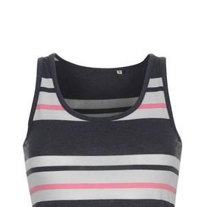 Factory Direct Sale Women Cotton Jersey Tank Top Summer Fashion Sleeveless Breathable High Street Style Plus Size Embroidery - Product Image 4