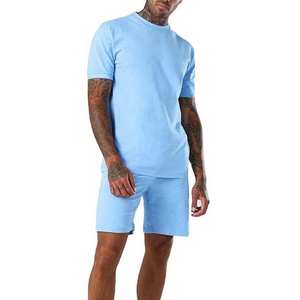 Conjunto Deportivo Corto de Algodón para Hombre, Personalizado, de Pakistán, Nueva Moda 2026, Logotipo Personalizado, Ropa Deportiva de Verano, Camiseta y Pantalones Cortos para Hombre - Product Image 5