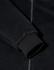 Black Plain Bomber <b>Jacket</b> - Product Image 5
