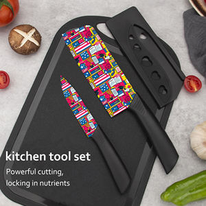 Nouvelle tendance, ensemble de 2 pièces personnalisé, de qualité supérieure, professionnel, utilitaire, lames en céramique de haute qualité, plastique, ambidextre, passe au lave-vaisselle - Product Image 4