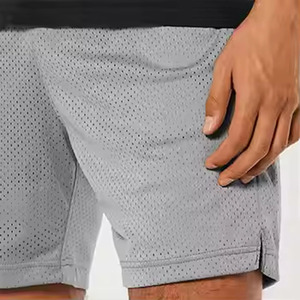 <b>Men's</b> <b>5</b> <b>Inch</b> <b>Inseam</b> Custom Mesh <b>Shorts</b> Pockets Breathable Fashion Sweatpants for Summer Beach Wholesale Casual Style Solid - Product Image 6