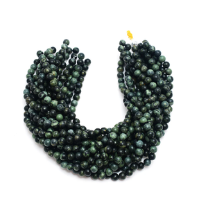 Natural <b>Crystal</b> <b>Necklace</b> Smooth Kambaba jasper Beads Polished Red Stone Jewelry Loose Strand Wholesaler Gemstone for <b>Healing</b> - Product Image 2