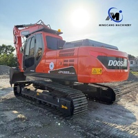Excavatrice sur chenilles Doosan 22 tonnes DX225LC-9c avec moteur et boîte de vitesses, faible nombre d'heures de travail, meilleure qualité, vente à prix équitable, fabrication coréenne