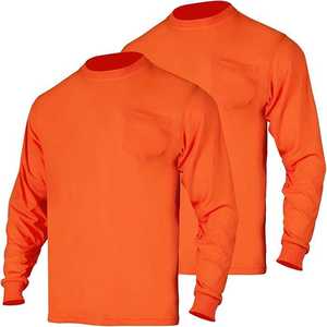 Sudadera de Seguridad de Secado Rápido para Construcción, Camisas de Trabajo Reflectantes de Manga Larga, Logotipo Personalizable, Transpirable, de Poliéster de Alta Visibilidad - Product Image 6