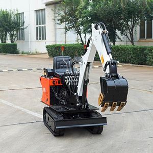 Mini Excavadora AM-08 de 0.8 Toneladas, Sistema Totalmente Hidráulico con Motor y Bomba, Alta Potencia de Excavación, Accesorios Negros - Product Image 3