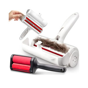 ลูกกลิ้งกำจัดขนสัตว์เลี้ยงแบบใช้ซ้ำได้ รูปทรงกบ สำหรับกำจัดขนสุนัขและแมวบนเสื้อผ้า - Product Image 1