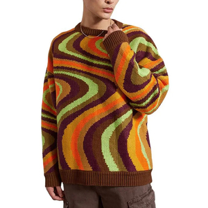 La mejor fabricación de ropa de tela suave suéteres de los hombres para la venta al por mayor de calidad superior logotipo personalizado de cuello redondo suéteres de los hombres - Product Image 4