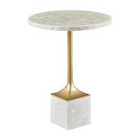 Table d'appoint pliable moderne avec base carrée en métal et plateau en acier inoxydable pour salon, hôpital, entrée