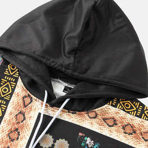 Sudaderas con capucha de sublimación personalizadas de poliéster 100% de alta calidad para hombres Algodón transpirable mezclado Cómodo para hombres Sudaderas con capucha de sublimación - Product Image 4