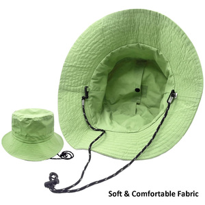 Chapeaux seau personnalisés de mode Streetwear avec broderie de logo Protection solaire d'été extérieure Fabricant OEM ODM - Product Image 3