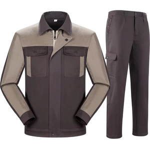 Chaqueta de Uniforme para Hombre, para Taller, Soldador Eléctrico, Reparaciones, Multibolsillos, Traje de Algodón con Logotipo Impreso, Antiestática, para Trabajo - Product Image 1