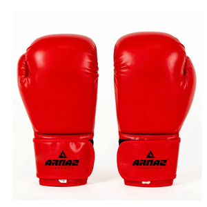 PU Leather MMA Boxing Gloves Sparring Training Kickboxing Gym Fitness Custom OEM Durable Pro for Closure Hook-and-Loop Wrist - Product Image 2