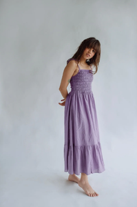 Vestido Largo de Verano para Mujer, Elegante, Sin Mangas, con Volantes, Sexy, para Vacaciones, de Color Sólido - Product Image 5