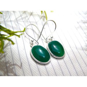 Pendientes colgantes de Plata de Ley 925 con piedras preciosas de ónix diminutas, regalo verde Natural para Pendientes colgantes de moda para el - Product Image 3