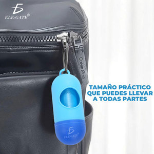 Dispenser Portatile Ecologico per Sacchetti Igienici Usa e Getta per Animali Domestici, Porta Sacchetti per Escrementi di Gatto e Paletta - Product Image 6