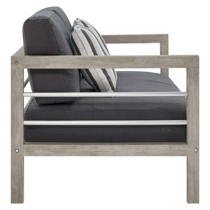 Canapé de Patio extérieur en bois de teck Design meubles de jardin-Greycia - Product Image 3