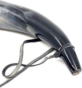 Cuerno de búfalo natural hecho a medida, cuerno que sopla, decoración artesanal para Vikingo, estilo pulido, ocasión navideña a bajo precio - Product Image 1