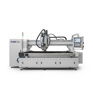 Máquina de Corte por Chorro de Agua a Alta Presión CNC, Refrigeración por Agua, 90 HP, para 3 Ejes, Goma, Espuma, Plástico, Madera, Cuero, Industrial - Product Image 6