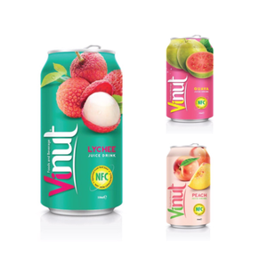 Bebida de zumo de lichi al por mayor 330ml sin concentrado y fresco - Product Image 3