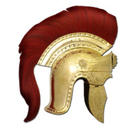 Casque romain prétorien médiéval artisanal en acier doux, réplique de blindage métallique découpé à la presse, 2,2 kg, calibre 18, pour reconstitutions historiques