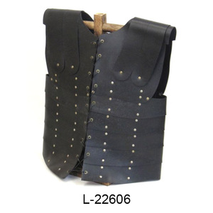 Armure en cuir noir médiévale, jupe pour femme, Inde - Product Image 4
