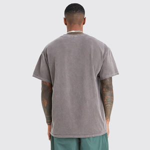 T-shirts pour hommes de haute qualité, style délavé à l'acide, impression photo, 100% coton, 230 GSM, anti-froissement, vente en gros, vêtements de rue personnalisés, bas prix - Product Image 4