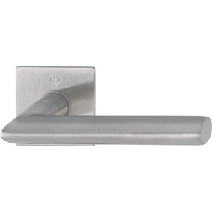 Juego de Manijas para Puerta Stockholm E1140Z/848N de Acero Inoxidable F69 con Eje Cuadrado de 8 mm, Marca HOPPE - Product Image 1