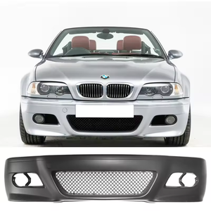 Cubierta de parachoques delantero estilo PP M3 sin pintar para 1999-2006 BMW parachoques delantero labio E46 2Dr - Product Image 2