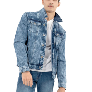 100% Cotton <b>Denim</b> <b>Jackets</b> Men Casual Solid Color Pocket Thin <b>Jacket</b> For Men Style High Quality Clothing <b>Denim</b> <b>Jacket</b> For Man - Product Image 5