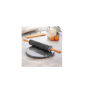 Customized Size Polished <b>Marble</b> <b>Rolling</b> <b>Pin</b> with Smooth Wooden Handles Pastry Board <b>Rolling</b> <b>Pins</b> & Boards - Product Image 3