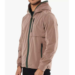 Veste coupe-vent pour homme avec logo personnalisé OEM, en nylon, confortable, douce, de haute qualité, nouveau design - Product Image 1
