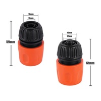 Raccord rapide pour tuyau de 1/2 pouce, coupleur rapide anti-fuite pour l'irrigation de jardin et le lavage de voiture