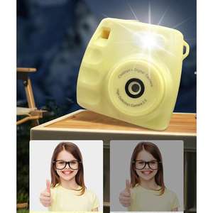 Mini caméra vidéo rechargeable par USB pour enfants, enregistrement vidéo 1080P, appareil photo numérique, objectif avant et arrière, fonction MP3, style dessin animé - Product Image 2