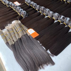 Os droit 100% naturel vietnamien cheveux humains tissage Double dessiné pur brut non transformé vierge cheveux bruts chinois Type de cheveux - Product Image 5