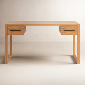 Hotel Tofino Computer <b>Desk</b> with Built-In Electrical Outlets and <b>Drawer</b> Rectangular Engineered Wood Workstation DESK2-0037 - Product Image 6