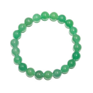 Pulsera de Cristal de Aventurina Verde de 7 Pulgadas con Cuentas de 8 mm, Protección Espiritual, Cristal Curativo, Brazaletes de Cristal de Protección Espiritual - Product Image 4