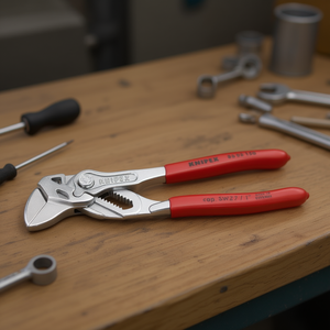 คีมเอนกประสงค์เคลือบโครเมียมยี่ห้อ Knipex พร้อมด้ามจับเคลือบพลาสติก พร้อมฟังก์ชั่นประแจ - Product Image 3