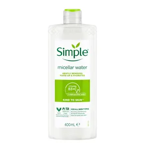 Origineel Product Gezichtsreiniger Vloeistof Diep Reinigen Make-Up Verwijderen (Uk) 400Ml Eenvoudig Micellair Reinigingswater