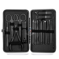 Nouveauté : Ensemble de coupe-ongles luxueux en acier inoxydable, kits de manucure et pédicure, ciseaux, outils de beauté, modèle CARONIA