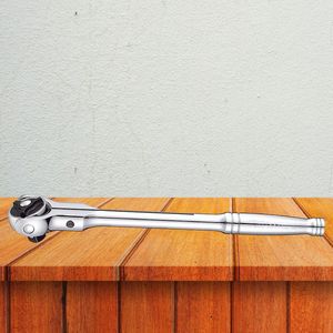 Poignée à cliquet pivotante à tête ronde 72T, tige ronde avec dégagement rapide - Product Image 1