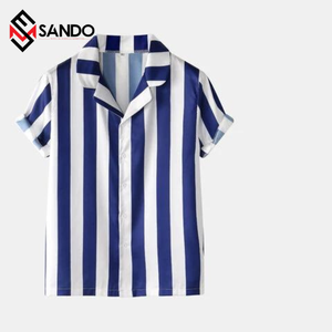 ชุดสั้นผ้าซาตินของผู้ชาย,ชุดสั้นสองชิ้นแบบลำลองโลโก้แบบกำหนดเองสำหรับฤดูร้อน - Product Image 2