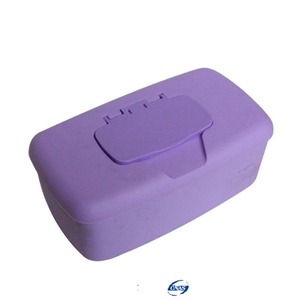 Boîte de lingettes humides pour bébé Uniquality, conteneur en plastique avec couvercle rabattable pour le nettoyage des mains, du corps et du visage - Product Image 3