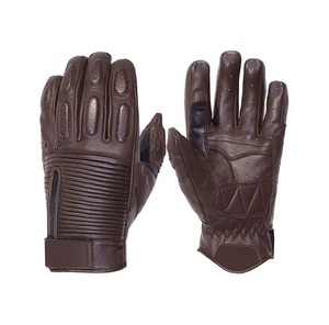 Gants de moto tout-terrain respirants en cuir de haute qualité pour le sport, le motocross et la course, à doigts entiers, pour les motards professionnels - Product Image 1
