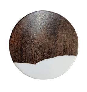Simple Design Wooden Acacia & Resin coaster with Handicraft Home Decorate Solid coaster at <b>Cheap</b> Price - Product Image 4