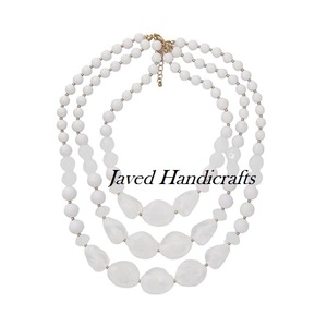 Collar de resina de cuentas de diseño hecho a mano, joyería para collar de resina de moda para mujeres y niñas, fabricante de productos - Product Image 5