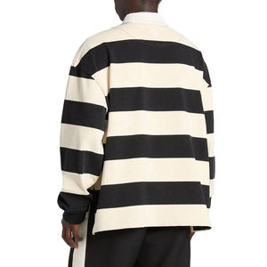 Camiseta de Rugby Clásica Nueva, de Lona Sólida, Transpirable, de Alta Calidad, de Manga Larga, para Hombre, Ropa de Trabajo con Bolsillo - Product Image 3