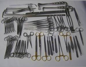 Manual de acero inoxidable de alta calidad, juego completo de laparotomía básica 108, de instrumentos quirúrgicos Kit, certificado CE por TARIQ MFG CO - Product Image 4