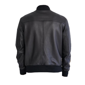 Chaqueta de cuero cálida de invierno para hombre, trajes ajustados informales transpirables, cuello levantado, cremallera a un precio razonable, ligera, impermeable - Product Image 2