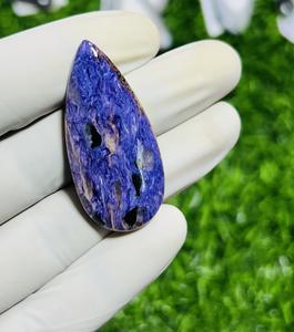 Alta calidad Natural púrpura Charoite cabujón piedras preciosas sueltas pulido alto grado joyería hacer collar - Product Image 4