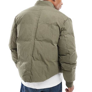 Chaqueta Acolchada Personalizada para Hombre con Logotipo Impreso, Impermeable, con Cremallera Completa, Precio Bajo, Poliéster y Nailon - Product Image 3